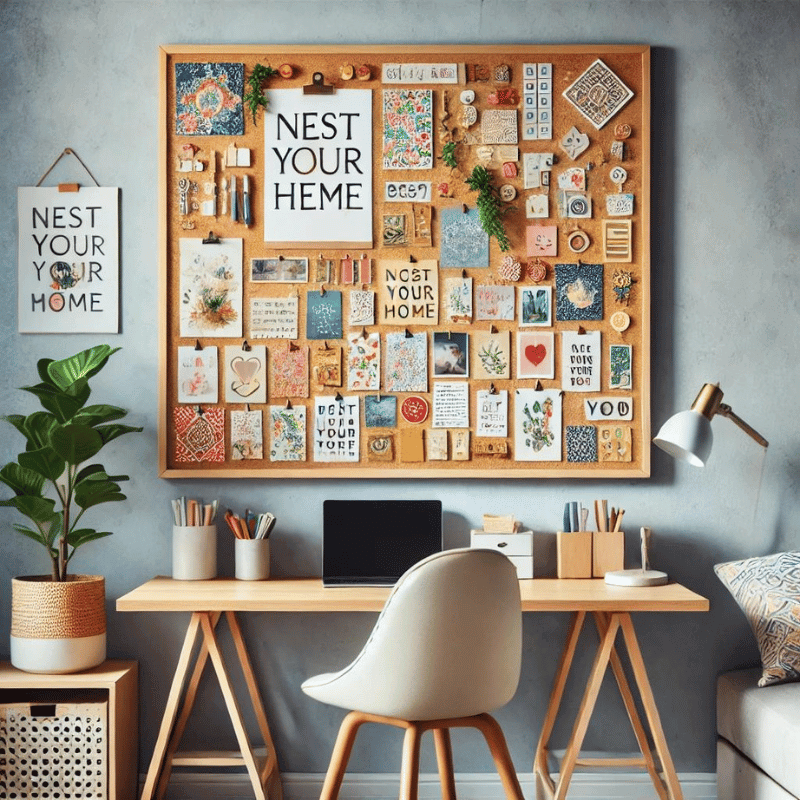 Quadro de Avisos DIY para Home Office